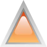 Le voyant orange illustration vectorielle triangle