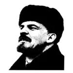 Vladimir Leninin muotokuvavektorigrafiikka