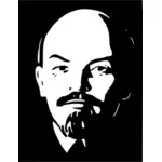 列宁肖像矢量图