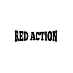 Silueta de '' acción rojo ''