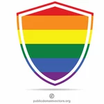 LGBT renklerde kalkan