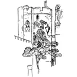 Castelul Turnul vector imagine
