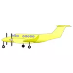 Obrázek žluté letadlo