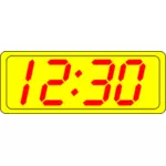 デジタル時計表示ベクトル イラスト