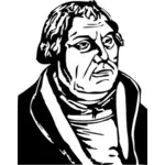 Ilustración vectorial de Martin Luther