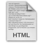 HTML-documentpictogram