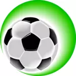 Ilustración vectorial de balón de fútbol