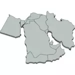 Timur Tengah peta