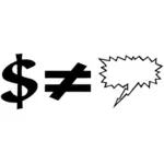 Dolar symbol wektor wideo grafiki