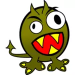 गुस्सा हरे राक्षस के वेक्टर छवि