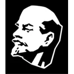 Lenin siluet vektör