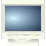 CRT počítače monitor vektorový obrázek