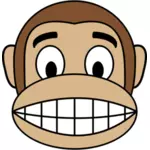 Macaco feliz