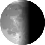 Imagem vetorial de meia-lua