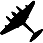 Britanic aeronave de luptă multi-rol grafică vectorială