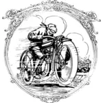 Старинных мотоциклов в рамке