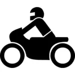 סמל וקטור אופנוע