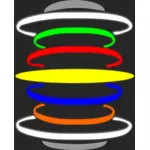 Cercles de couleur vector image