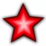 Enkla röda stjärna
