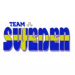 Echipa Suedia logo-ul ideea vector illustration