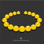 Yellow necklace