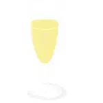 Vetor desenho de copo de champanhe