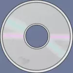 Compact Disc dengan kerusakan permukaan grafis