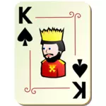 ملك البستوني لعب ورقة ناقلات التوضيح