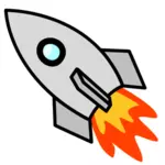 Jucărie racheta vector miniaturi