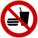 Nenhum símbolo de vetor de fast-food