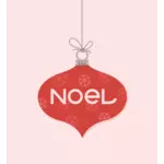 Noel Noël ornement vector clipart