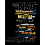 NSA todos espiões ilustração do vetor