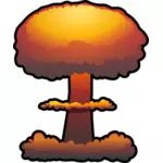 Dibujo de explosión nuclear