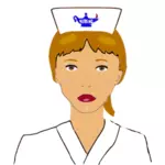 Vektor-Bild der Krankenschwester