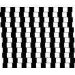 काले और सफेद चौकों चित्रण बारी की सीधी रेखाएँ