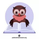 Owlet reading book