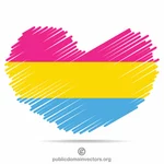 Pansexual Pride pavilion inima