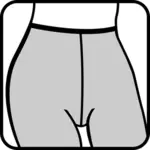 Pantyhose Menggambar