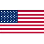 Флаг Соединенных Штатов векторной графики