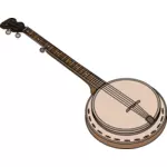 Vektorikuva banjo chordophonesta