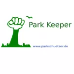 Park Keeper plakat vector illustrasjon