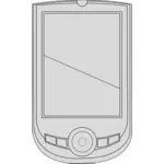 PDA デバイス ベクトル クリップ アート