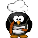 Penguin peralatan barbekyu