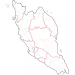 מפת מלזיה Peninsular