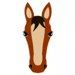 Gesicht des Pferdes