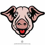 ראש חזיר מאושר