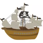 Imagen de barco pirata