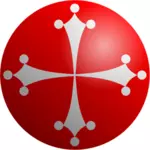 בתמונה וקטורית של סמל העיר פיזה
