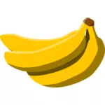 Batch pisang ikon vektor gambar