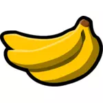 סימן צבע עבור בננה פרי וקטור פריט אוסף תמונות